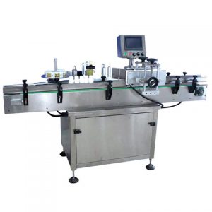 Obojstranný automatický lepiaci etiketovací stroj